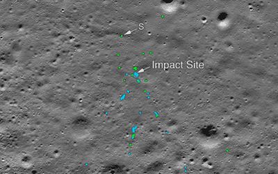 Amateur Finds India’s Vikram Moon Lander Crash Site