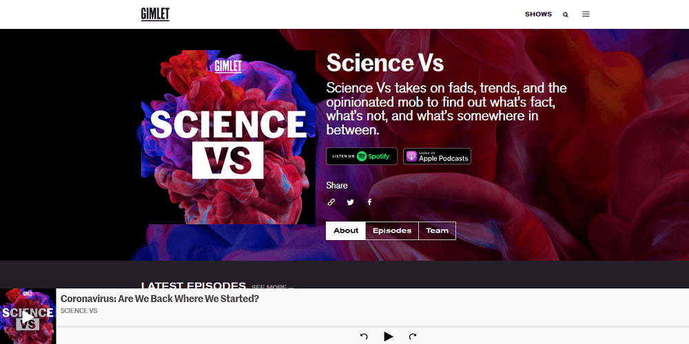 science vs science podcast